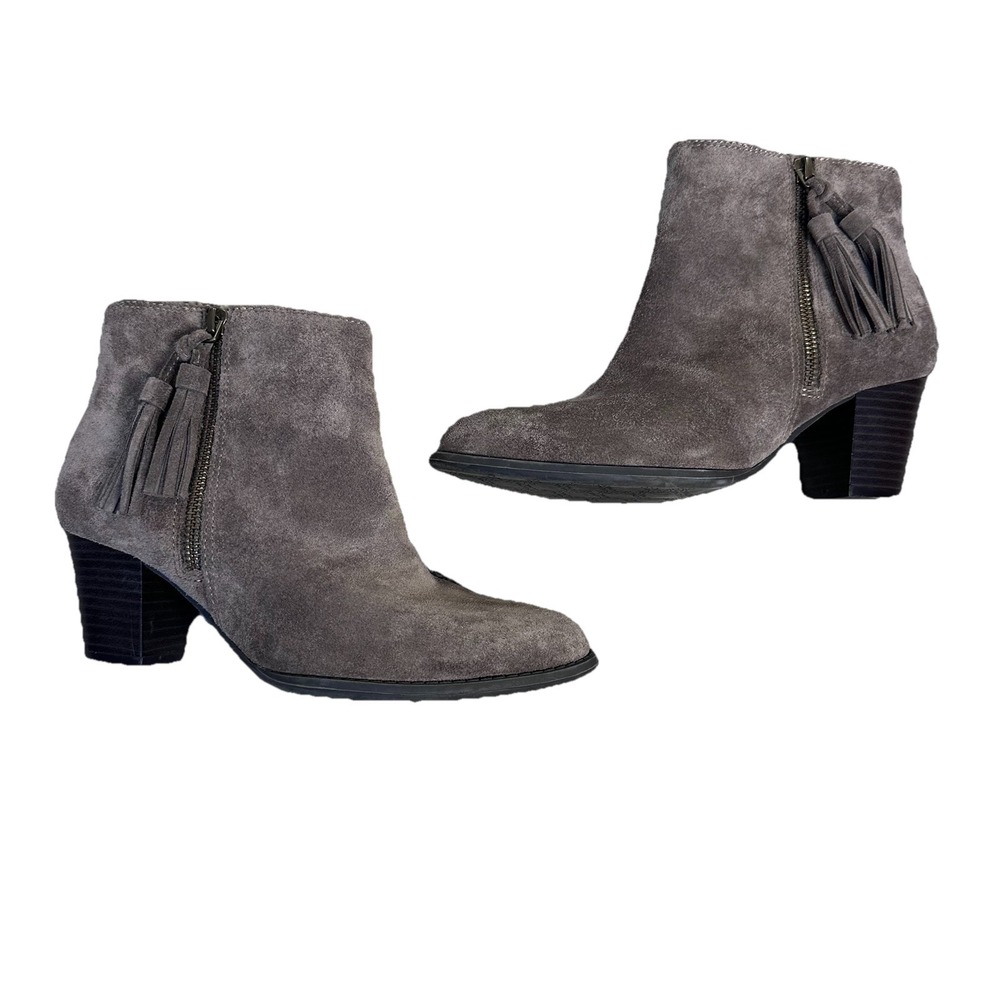 Vionic Womens Madeline Ankle Boot‎ Side Zipper Pointed  TVW5416 Gray 7 Madeline